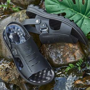 Sandália Masculina em Couro Premium